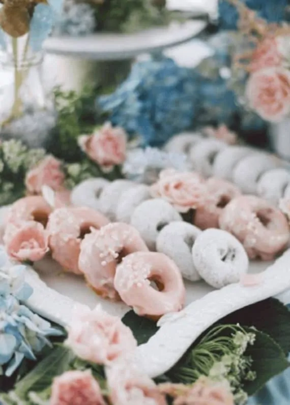 Christening celebration table