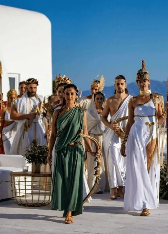 Themed party in Mykonos