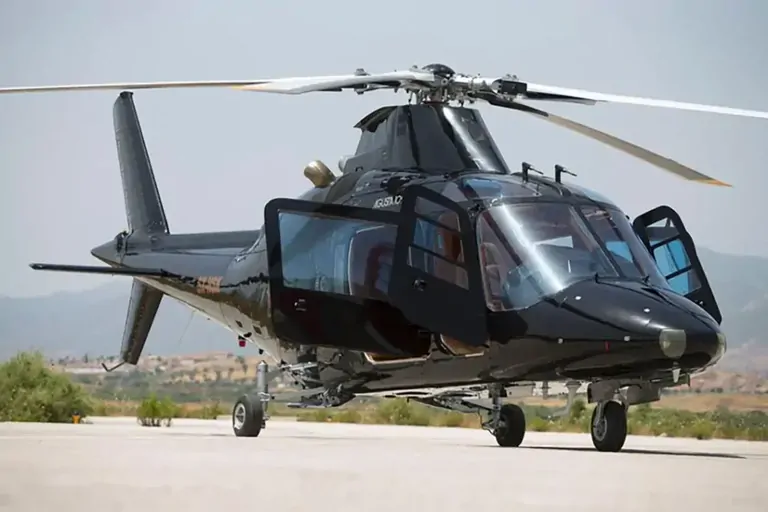 Agusta helicopter available for charter