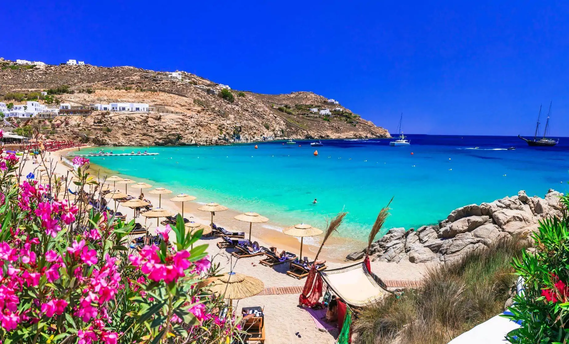 Beach in Mykonos